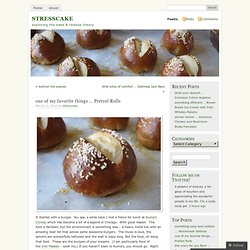 one of my favorite things … Pretzel Rolls « STRESSCAKE