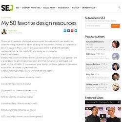 My 50 favorite design resources