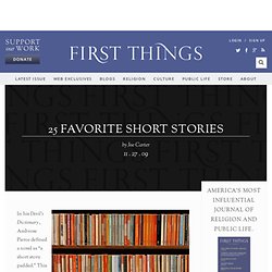 25 Favorite Short Stories