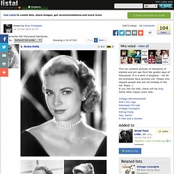 My Favourite Old Hollywood Hairstyles list