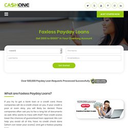 No Fax Required for Payday Loan