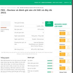 FBS - Review và đánh giá sàn chi tiết và đầy đủ 2021