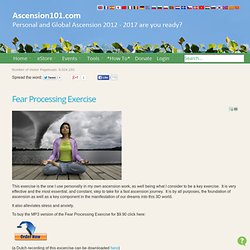 Fear Processing Exercise