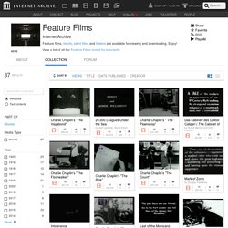 Feature Films : Free Movies : Free Download, Borrow and Streaming