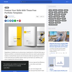 Feature Your Skills With These Free Portfolio Templates