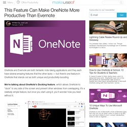 This Feature Can Make OneNote More Productive Than Evernote