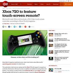 Xbox 720 to feature touch-screen remote?