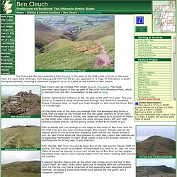 Ben Cleuch Feature Page on Undiscovered Scotland