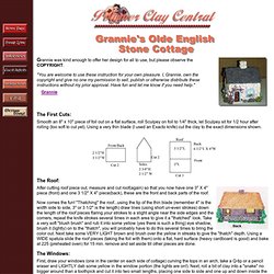 PCC Clay Featured Artists -Gannie Stone Cottage Lesson