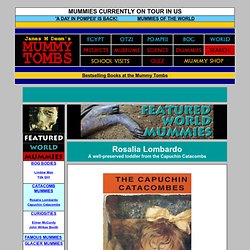 Featured: Rosalia Lombardo at the Mummy Tombs