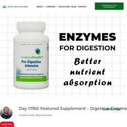 Day 17/60: Featured Supplement - Digestive Enzymes