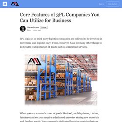 Core Features of 3PL Companies You Can Utilize for Business