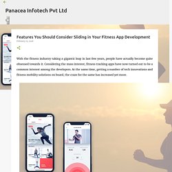 Features You Should Consider Sliding in Your Fitness App Development