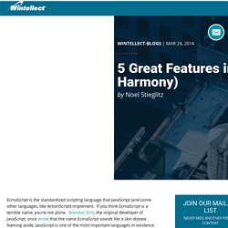 5 Great Features in EcmaScript 6 (ES6 Harmony) - Wintellect