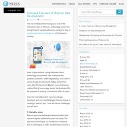 6 Unique Features of iBeacon App Development