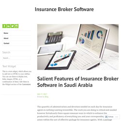Efficient Insurance Broker Software in Saudi Arabia