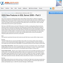 SSIS New Features in SQL Server 2008 – Part 3