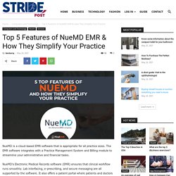 Top 5 Features of NueMD EMR and How They Simplify Your Practice
