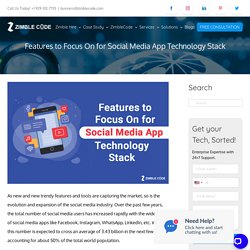 Features to Focus On for Social Media App Technology Stack
