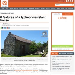 8 features of a typhoon-resistant house