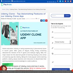 Udemy Clone Script Features