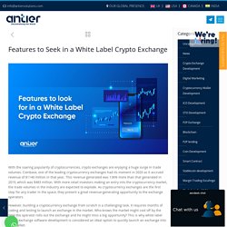 Features to Seek in a White Label Crypto Exchange