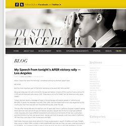 Dustin Lance Black - Aurora