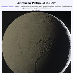 2012 February 8 - Enceladus Backlit by Saturn