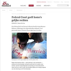 Federal Court geeft homo's gelijke rechten