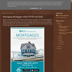 Managing Mortgages with COVID-19 Crisis