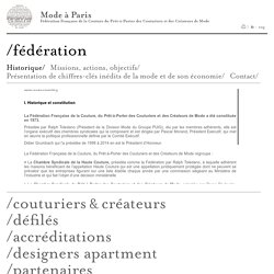 Fédération Française de la Couture du Prêt-à-Porter des Couturiers et des Créateurs de Mode