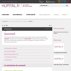 Sommeil - Fédération Hospitalière de France