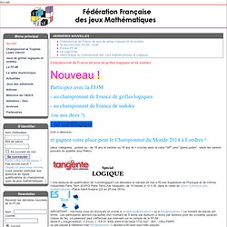 Federation Francaise des Jeux Mathematiques - Accueil