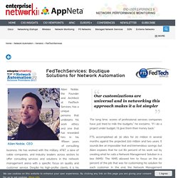FedTechServices: Boutique Solutions for Network Automation