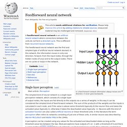 Feedforward neural network