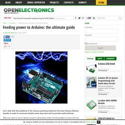 Feeding power to Arduino: the ultimate guide