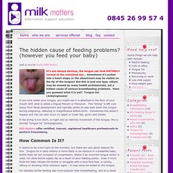 The hidden cause of feeding problems? (however you feed your baby) - milk matters