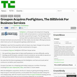 Groupon Acquires FeeFighters, The BillShrink For Business Services