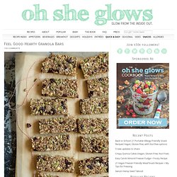 Feel Good Hearty Granola Bars