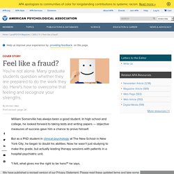 Feel like a fraud?