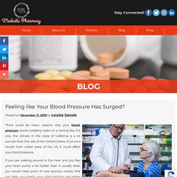 Feeling like Your Blood Pressure Has Surged?