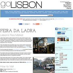 FEIRA DA LADRA, Lisbon's Flea Market