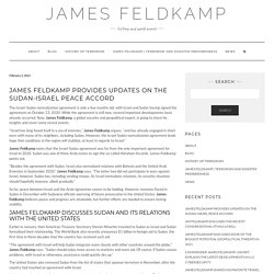 James Feldkamp Provides Updates on the Sudan-Israel Peace Accord