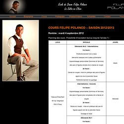 Felipe Polanco - www.felipepolanco.fr - Cours collectifs