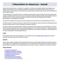 Fellesordliste for dataord på – bokmål