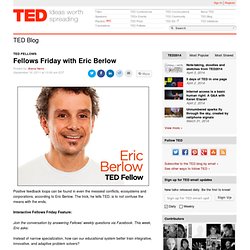 Fellows Friday with Eric Berlow