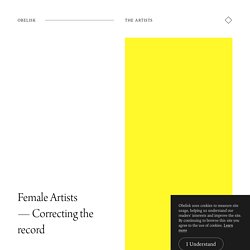Female Artists — Themes in Art