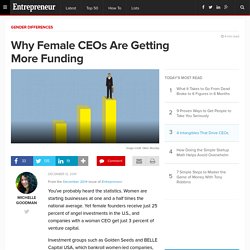 Why Female CEOs Are Getting More Funding
