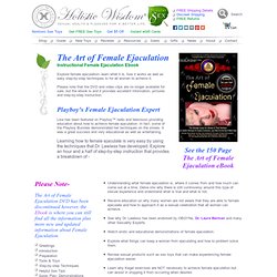 Female Ejaculation Video