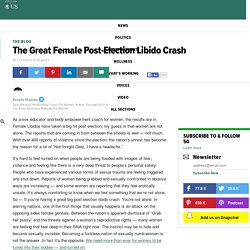 The Great Female Post-Election Libido Crash